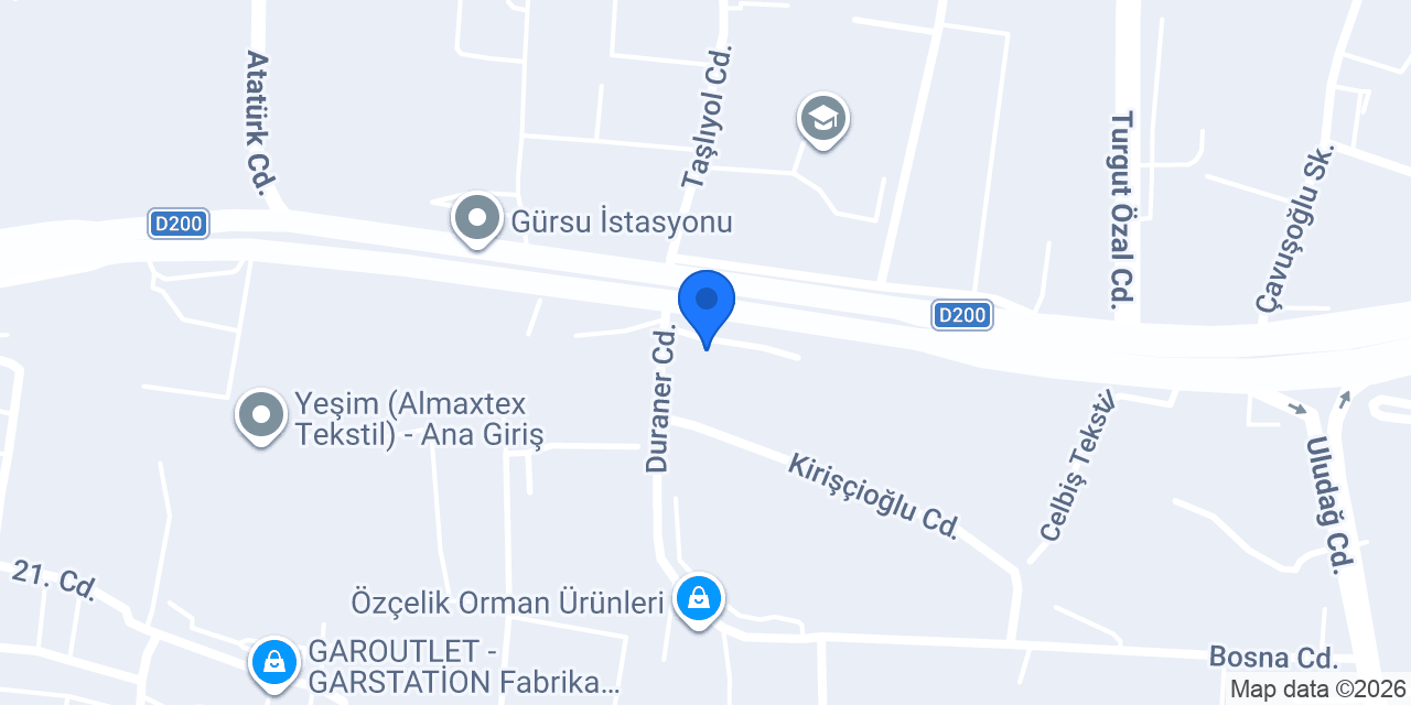 Bursa Plastik San. Tic. A.Ş. konumu