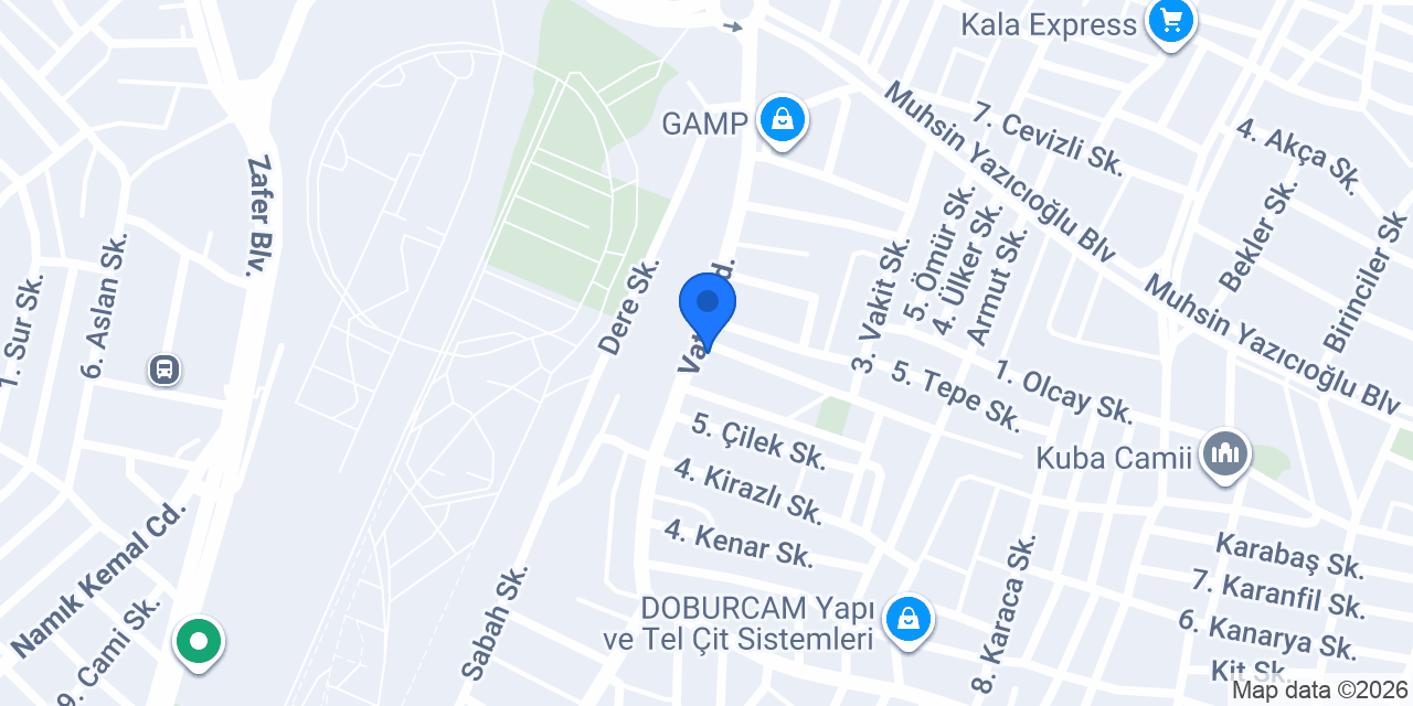 BYF Kadife konumu