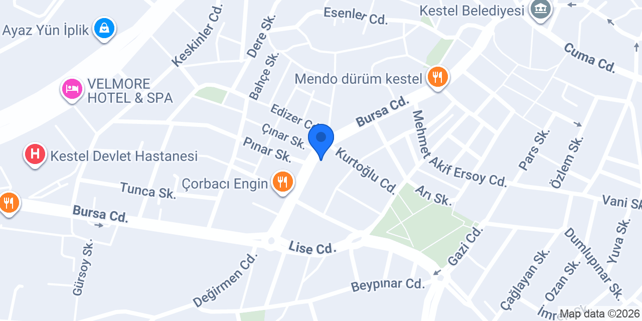 Özkaya Ticaret konumu