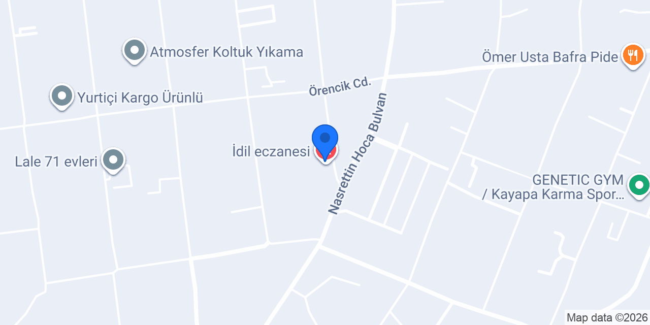 Çamlık Eczanesi konumu