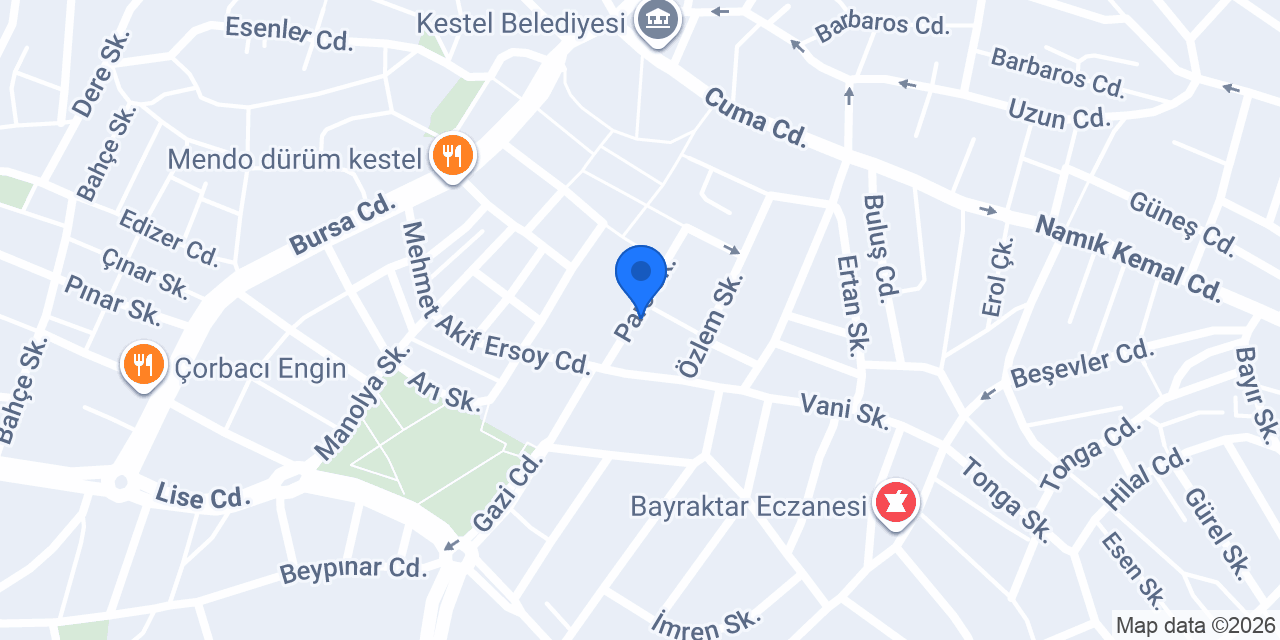 Bayrak Eczanesi konumu