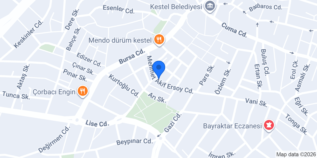 MEKSA İNŞAAT EMLAK konumu