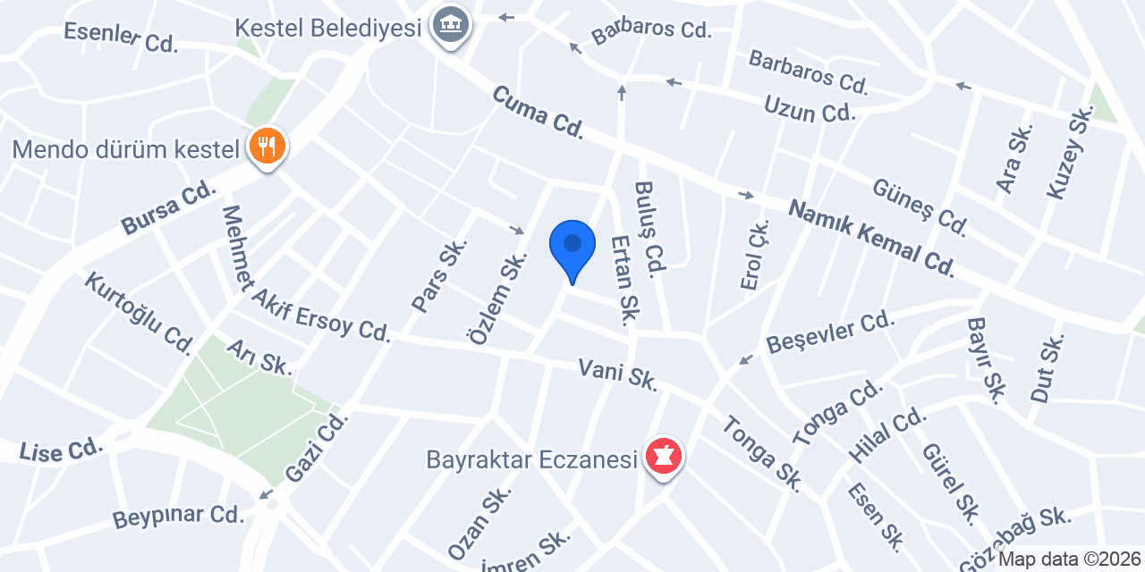 KORHAN TEKNİK MALZEME konumu