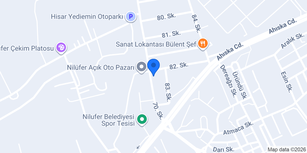 CEMALİ OTO YEDEK PARÇA konumu