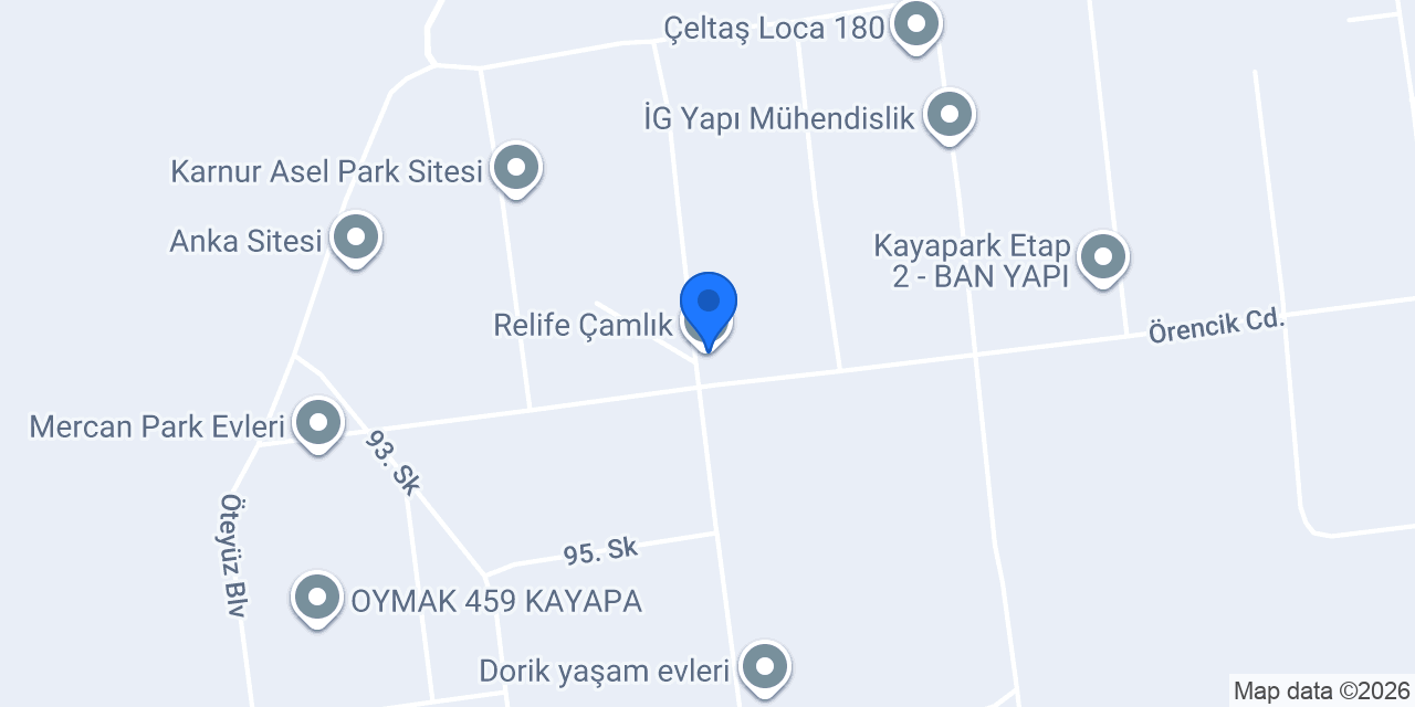 Relife Çamlık konumu