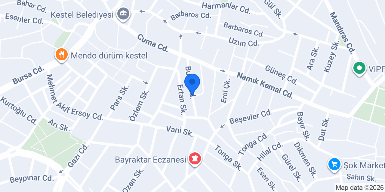 TOSTÇU GÜNEY KESTEL konumu