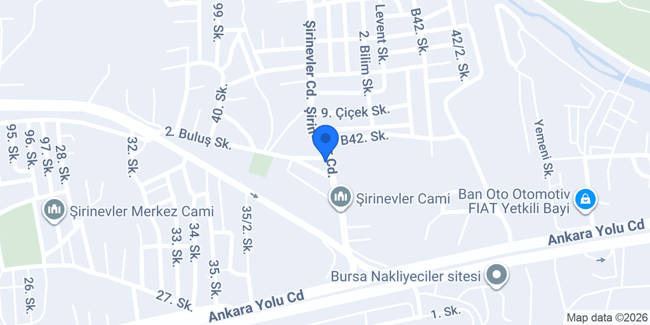 Oses Çiğ Köfte konumu