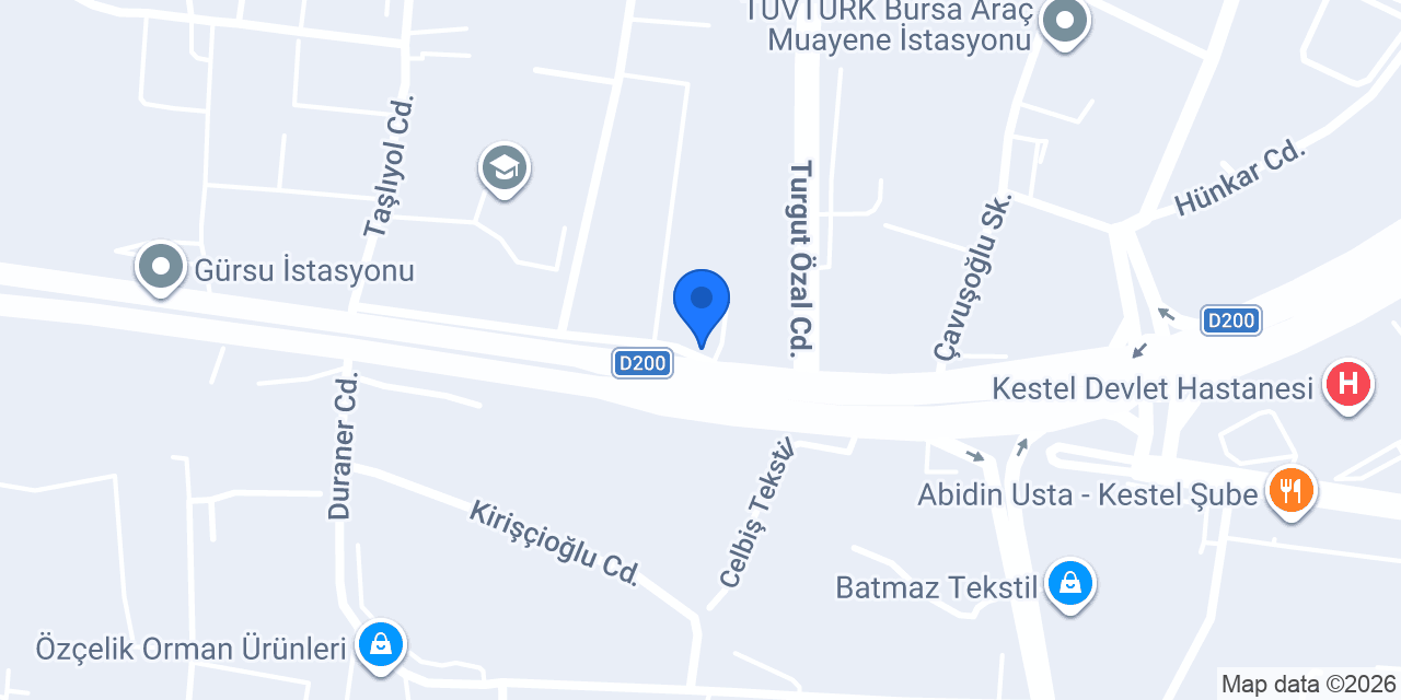 Ermiş Kardeşler Çelik Konstrüksiyon konumu