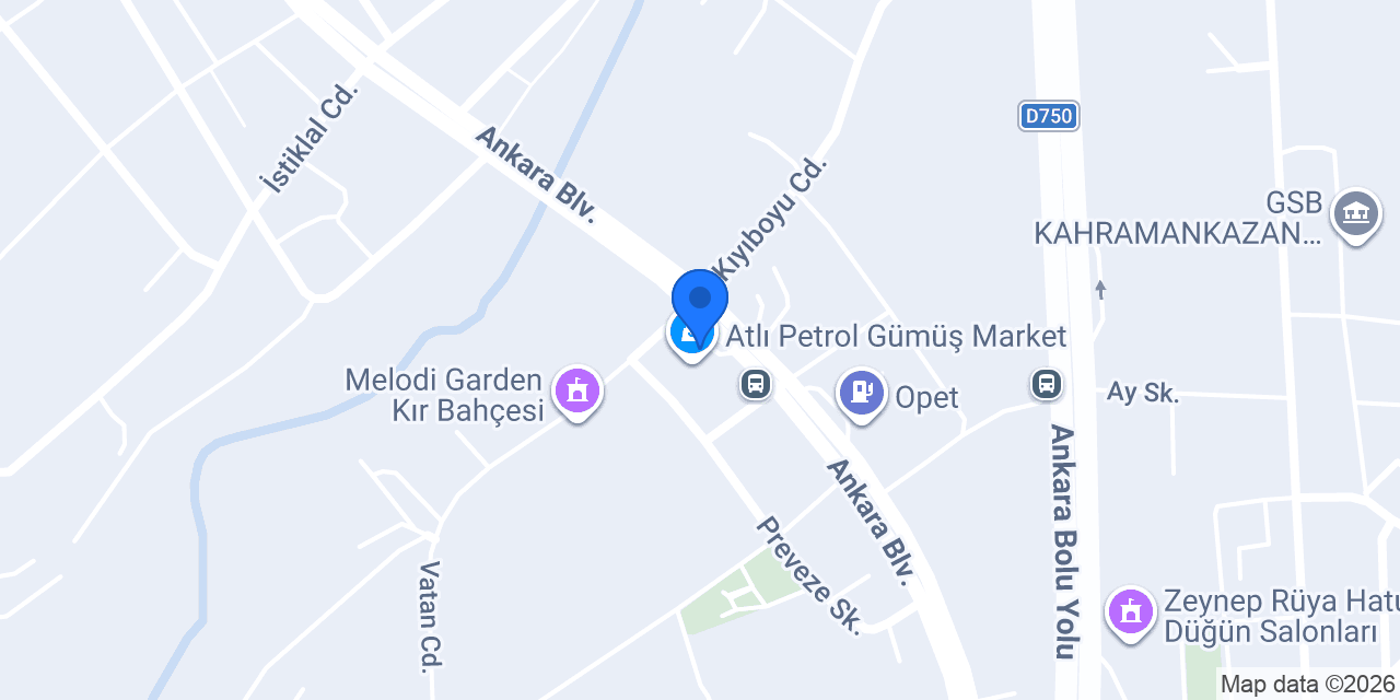 Petrol Ofisi konumu