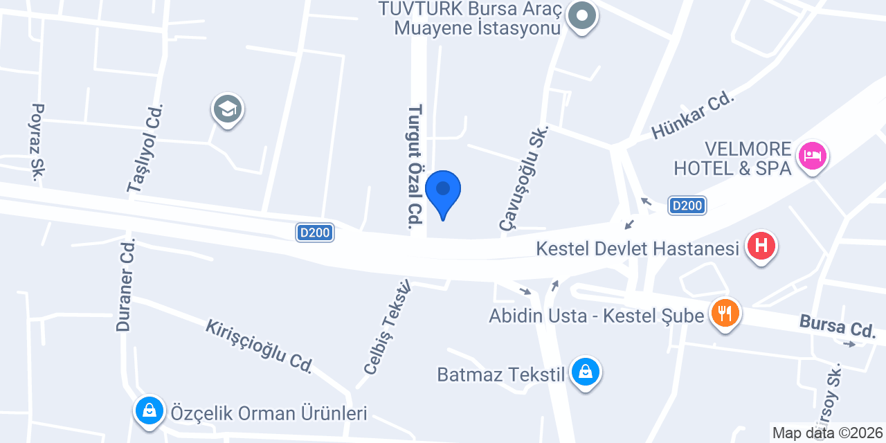 DURTEKS TEKSTİL konumu