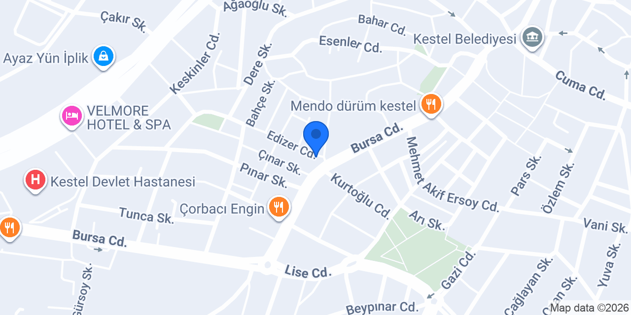 Çınar Emlak konumu