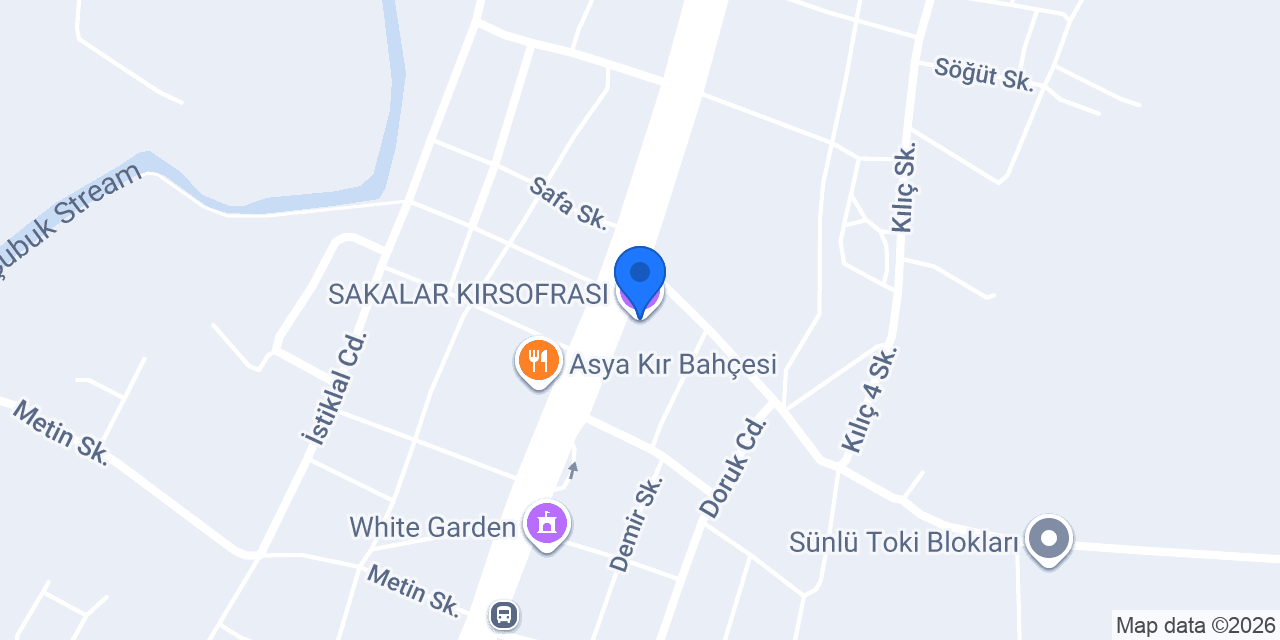 SAKALAR KIRSOFRASI konumu
