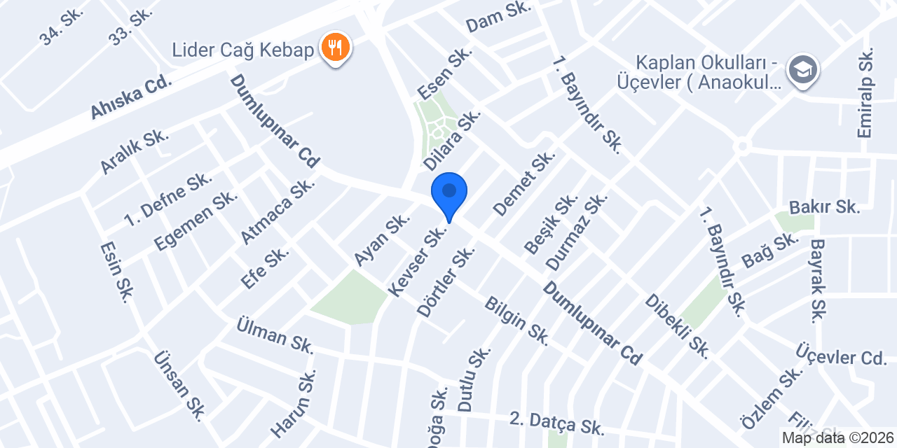 Karagöz Erkek Kuaförü konumu