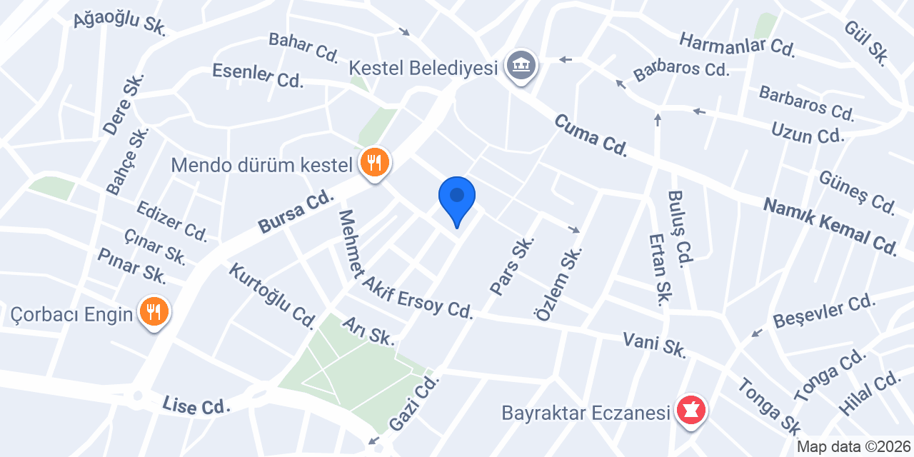 Zümrüt Toptan konumu