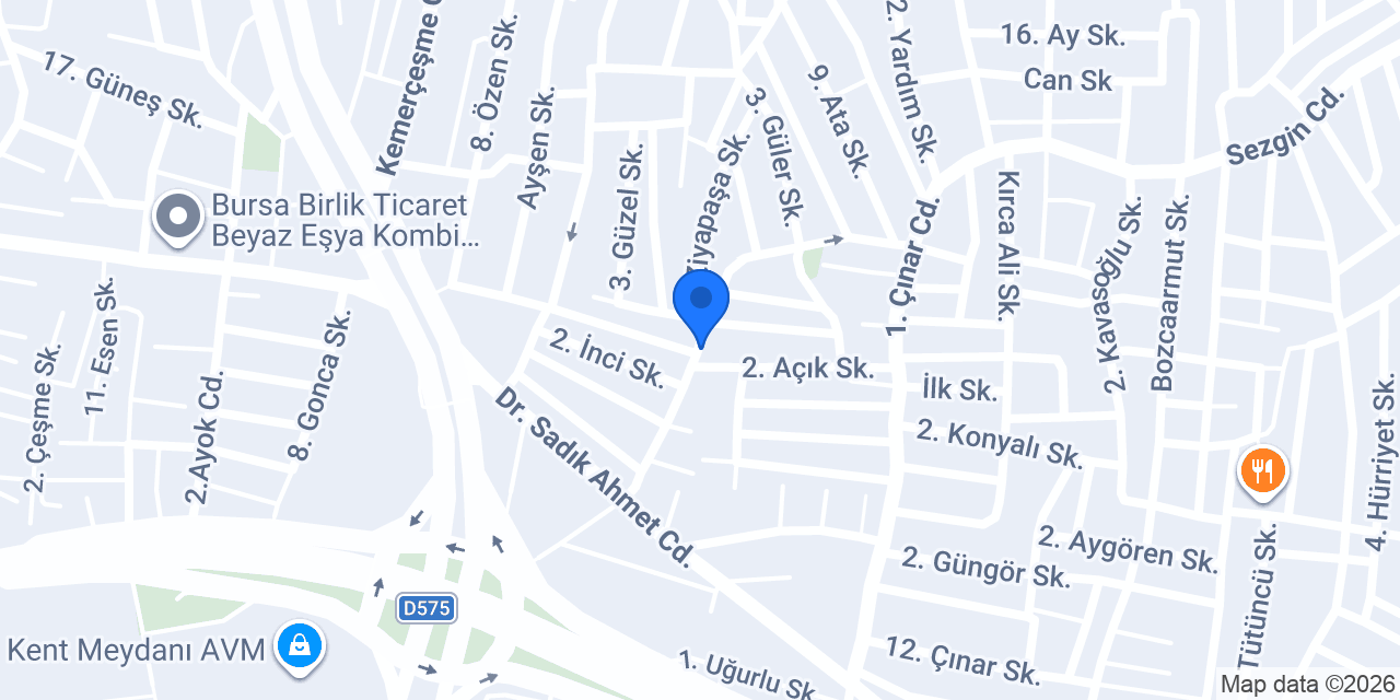 Bay Ve Bayan Terzisi konumu