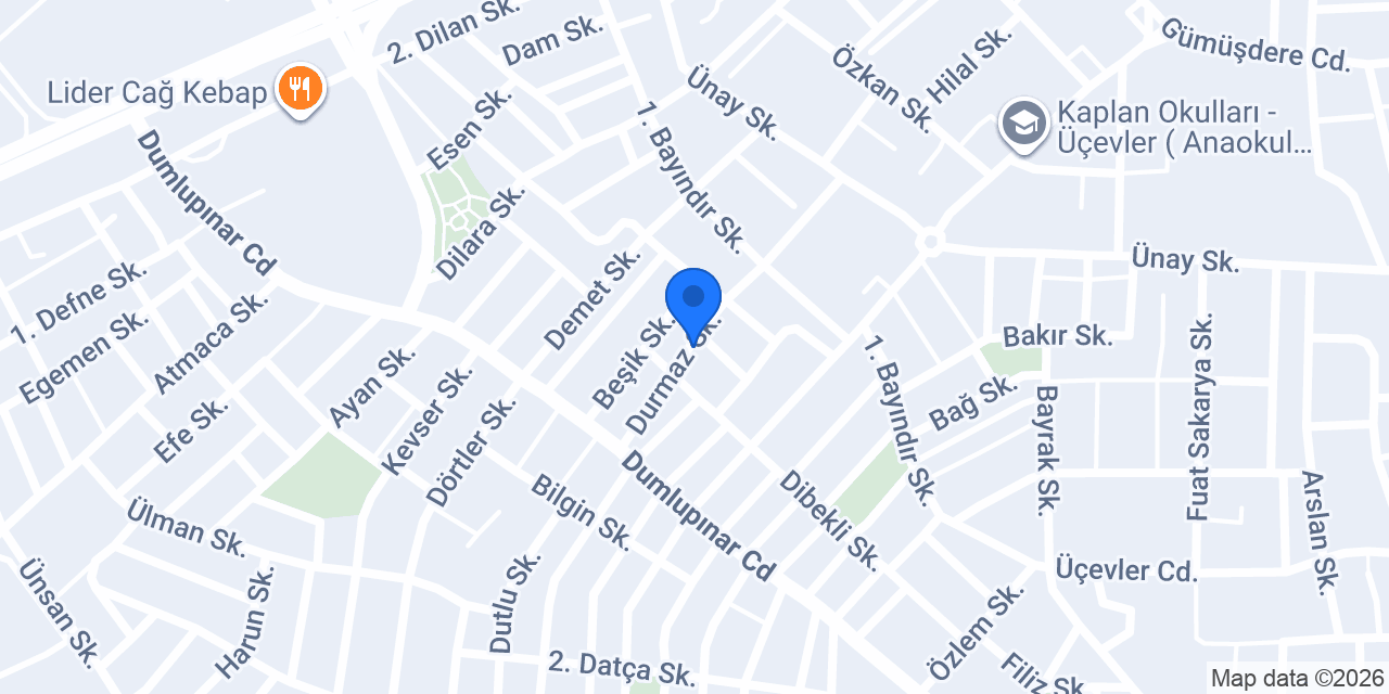 YEK MOBILYA konumu