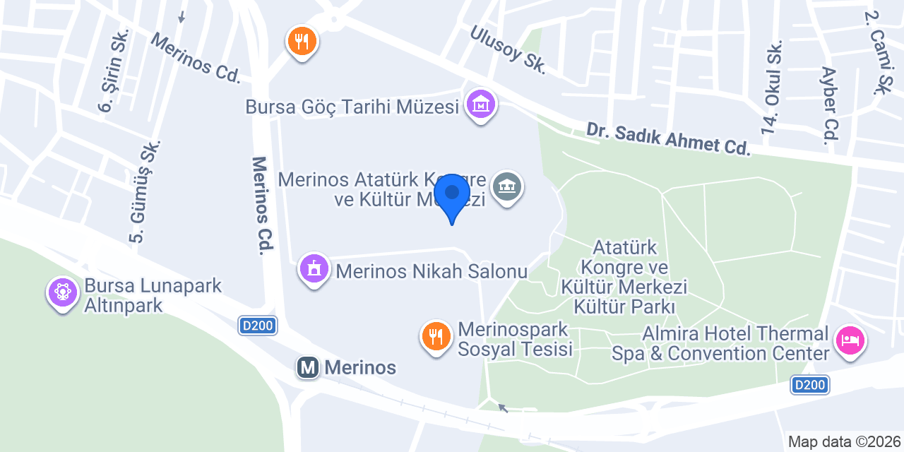 Bursa Kent Konseyi konumu