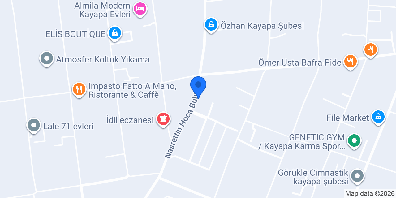 Yado Doğal Dondurma Kayapa konumu