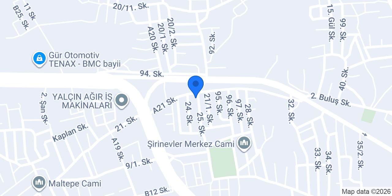 Svs Celik Telekom konumu