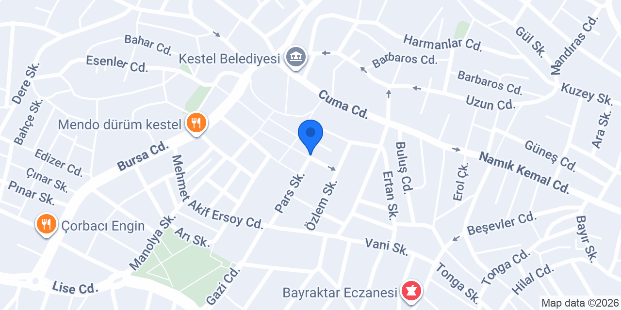 Çelik Emlak Dünyası konumu