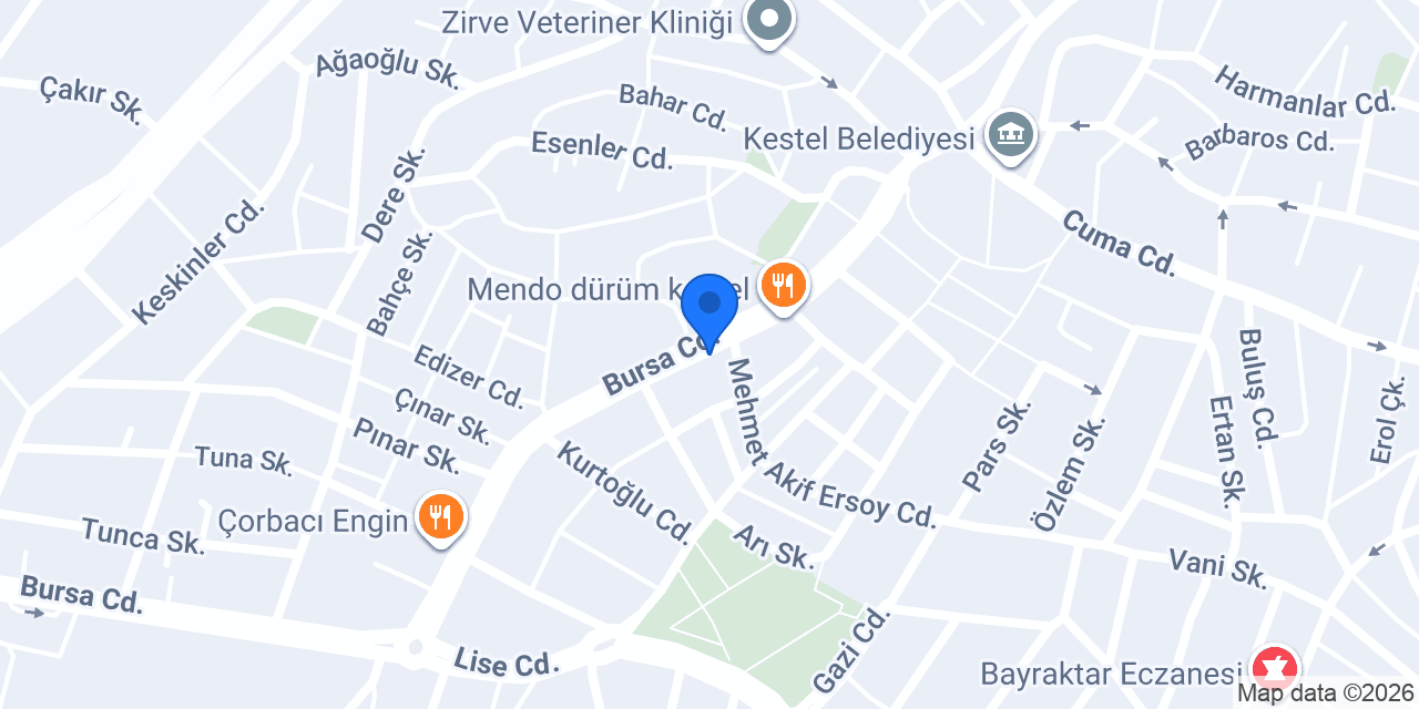 Karadağ Halı Mobilya Merkez Şube konumu