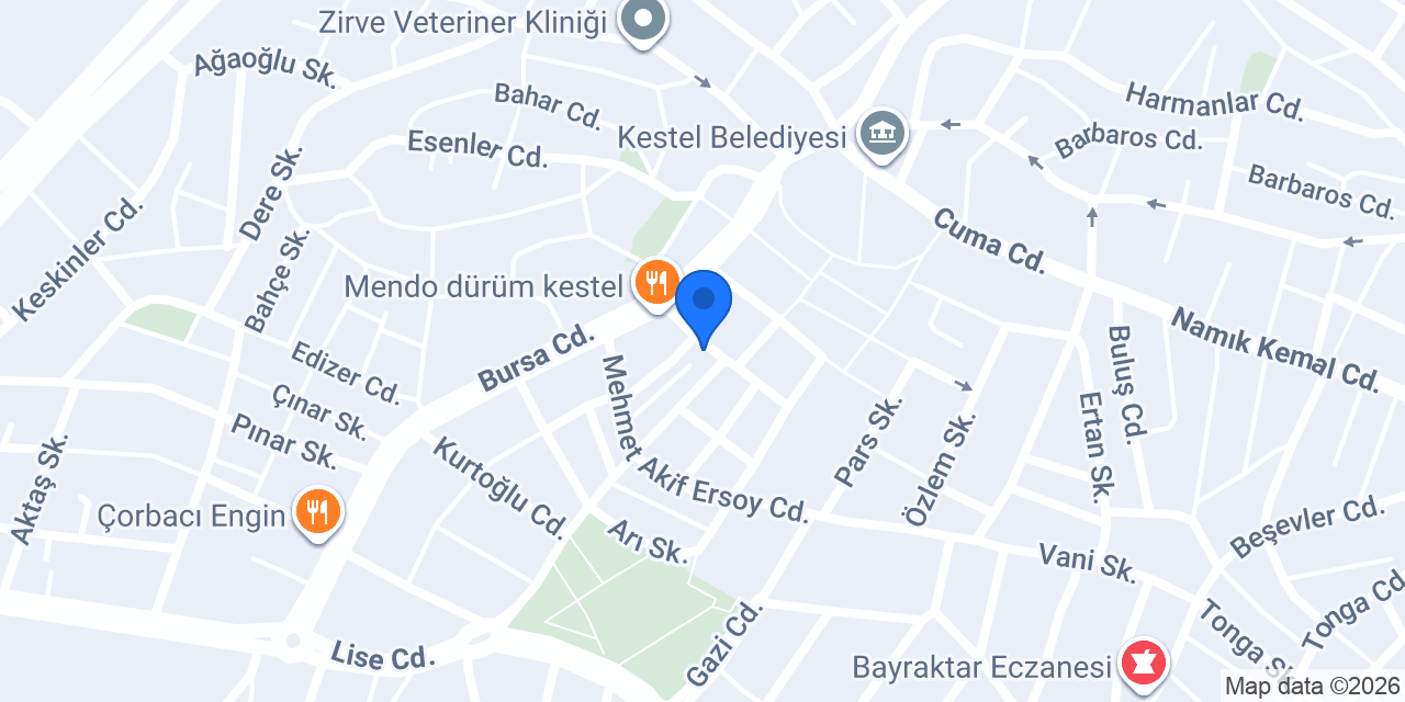 Özbil Döner konumu