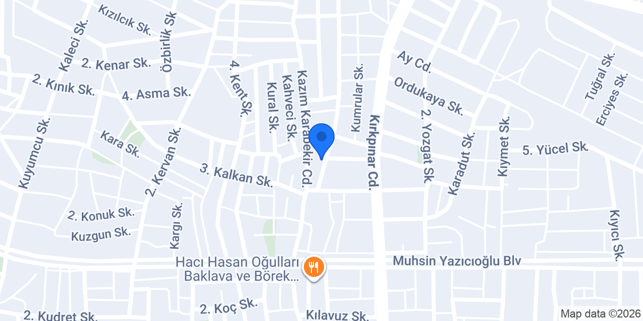 Ekinciler Alışveriş Merkezi konumu