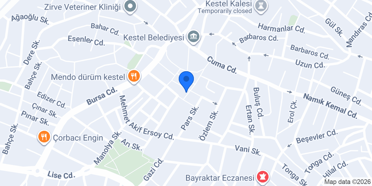 Ayazma Lokantası konumu