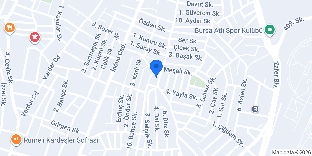 Kamek Gıda Ltd.Şti konumu