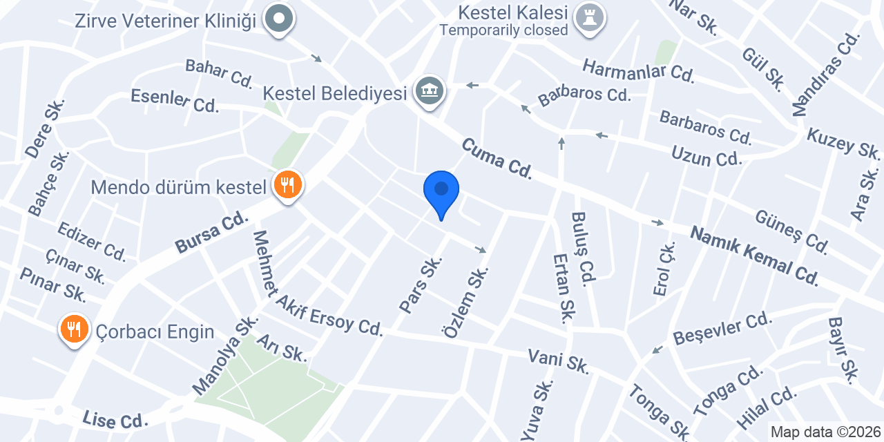 Eczane Kestel Şi̇fa konumu