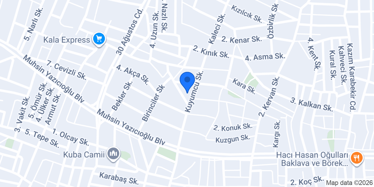 BELGİ ETİKET konumu