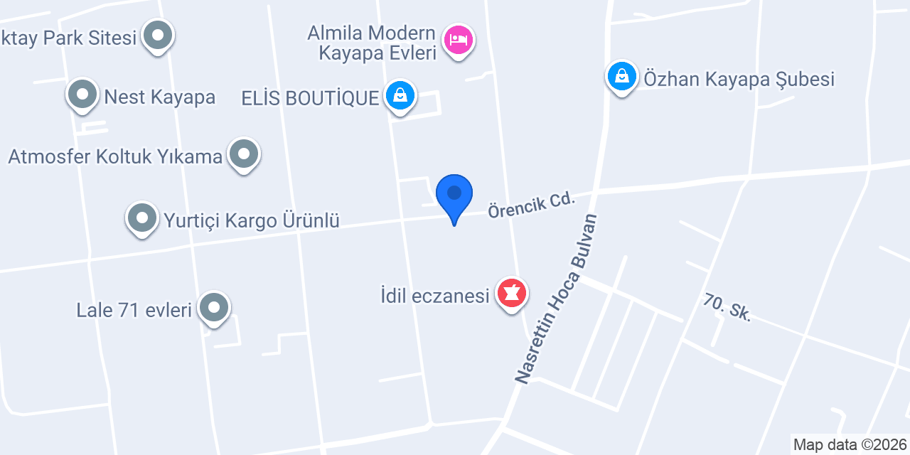AYAS ET KASAP konumu