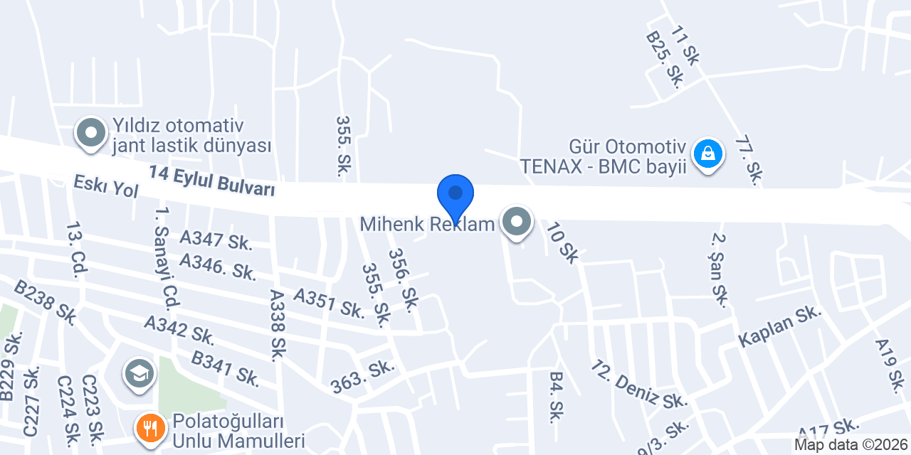 Burak FK Otopark konumu