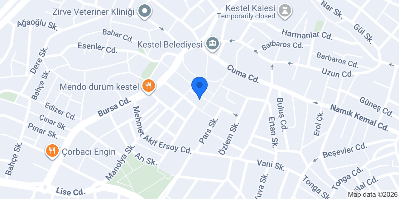 Helvacı Adem Kestel konumu