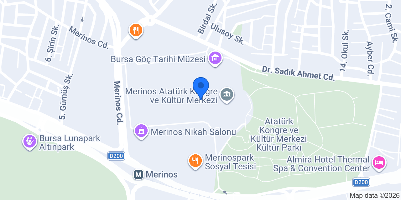 Bursa Vakıf Kültürü Müzesi konumu