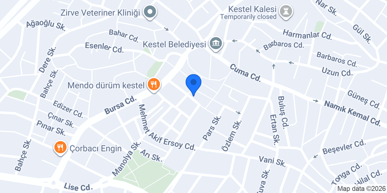 Ptt-kestel konumu