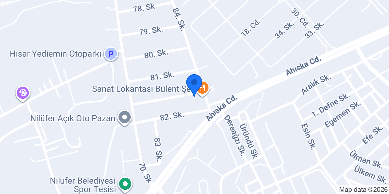 İSONEM BURSA YETKİLİ SATICI ÜNLÜSOY BOYA konumu
