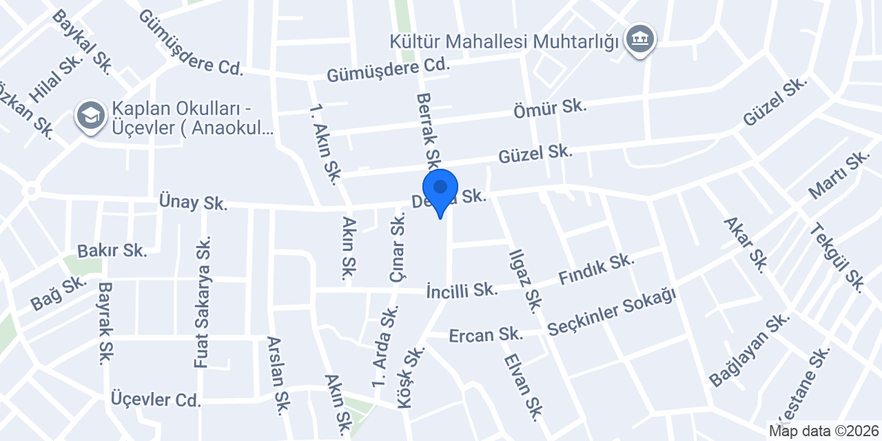 Özel Çamlıca Anaokulumuz konumu