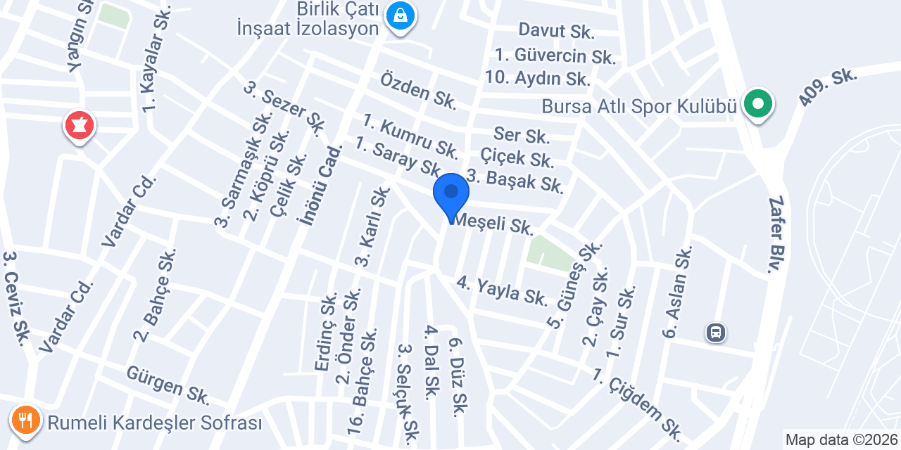 Kuaför Davut Bursa konumu