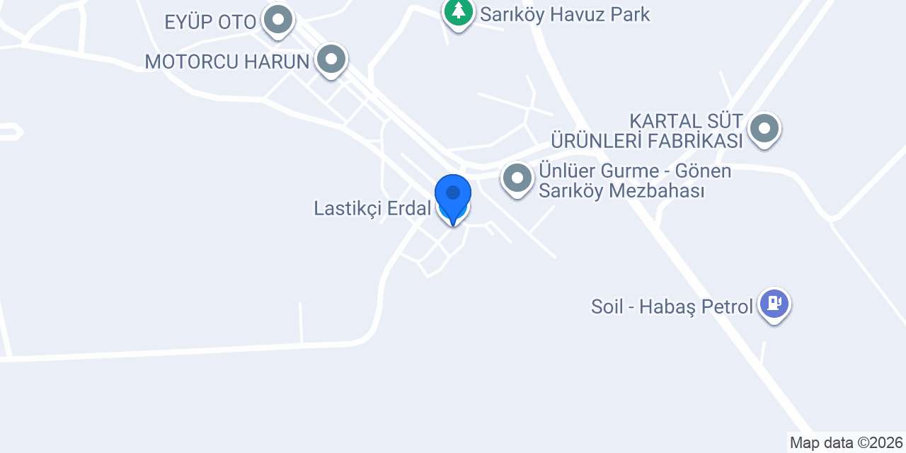 Lastikçi Erdal konumu