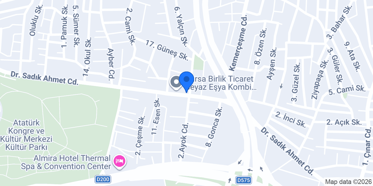 Akbank Gençosman/Bursa Şubesi konumu