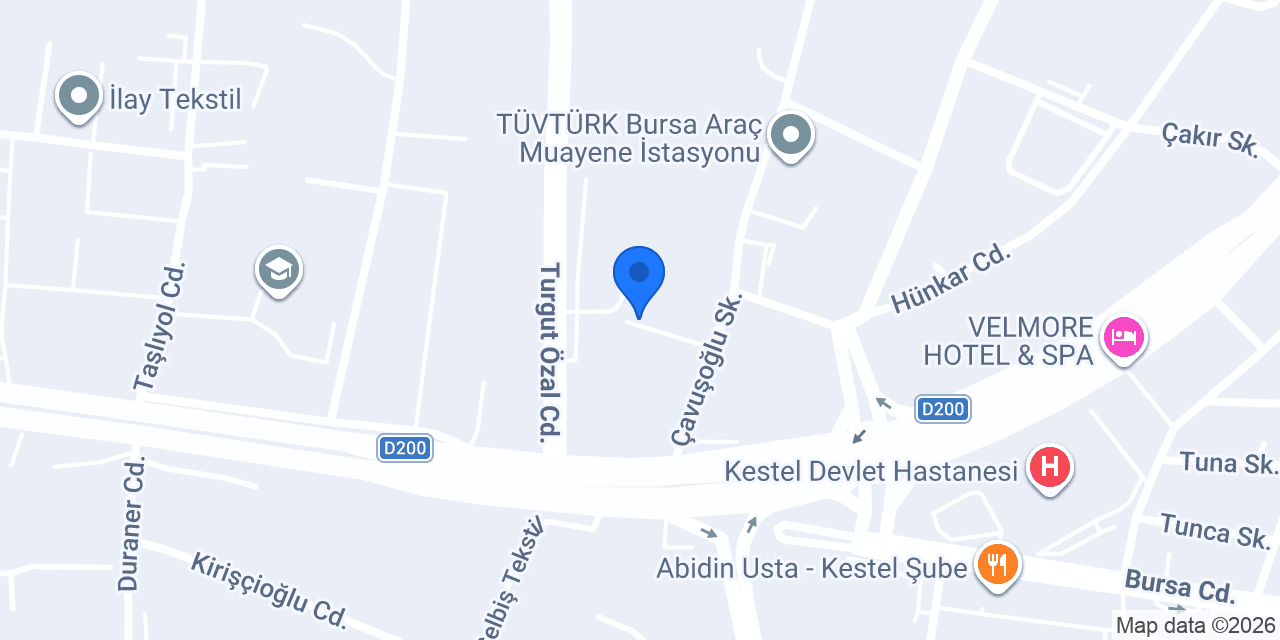 TALİP DURMAZ TEKSTİL SAN. VE TİC. LTD. ŞTİ. konumu