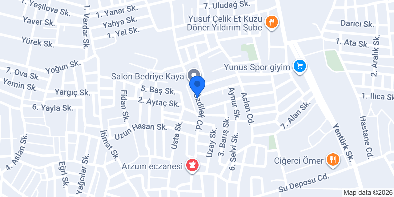Derin Kardeşler Piliç Market konumu