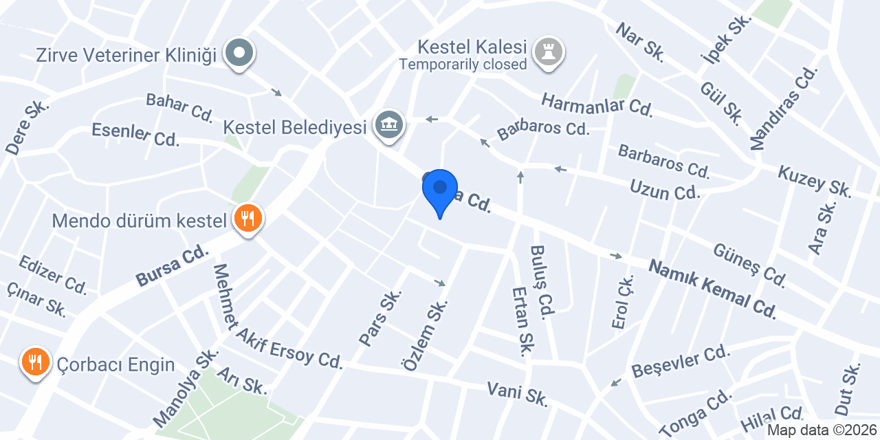 Kestel Esnaf Lokantası konumu