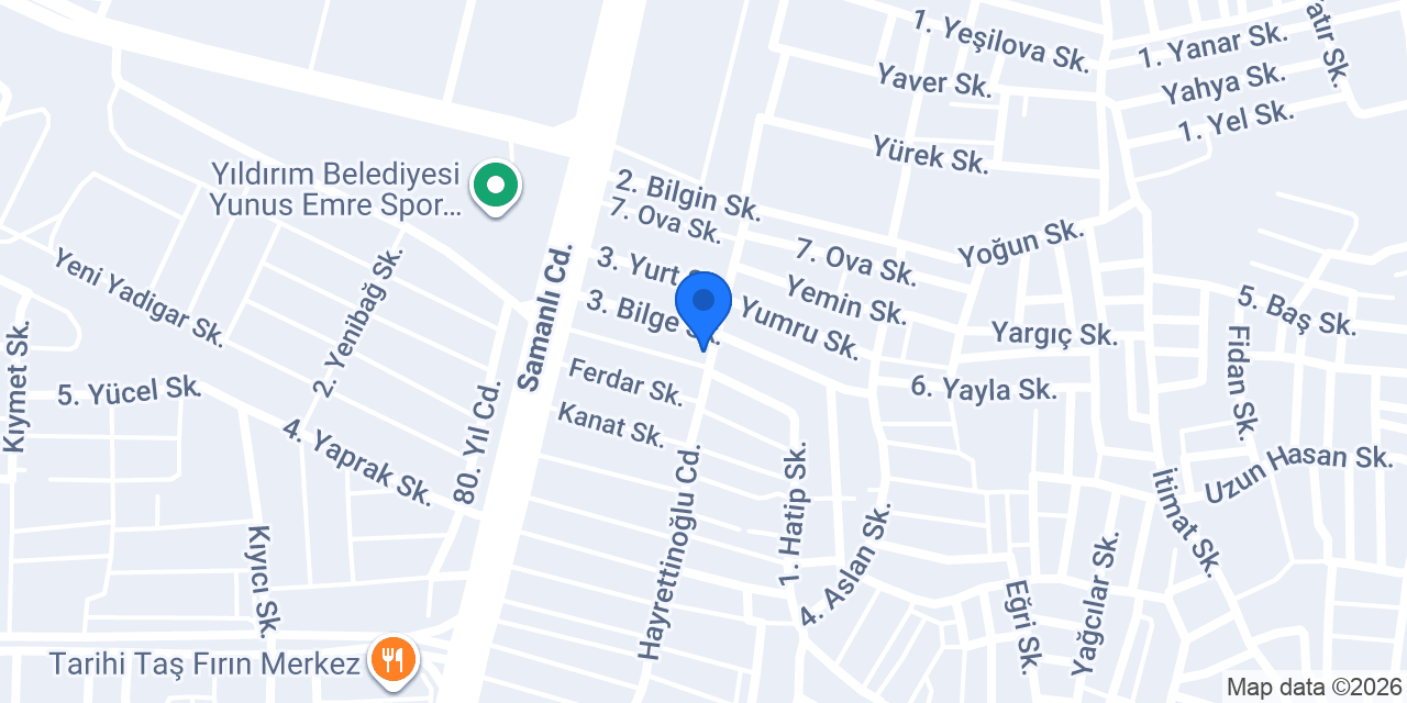 Araş Döner Salonu konumu