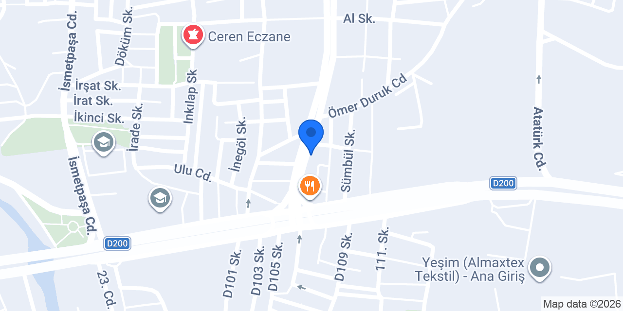 Kebapçı Hamza Usta konumu