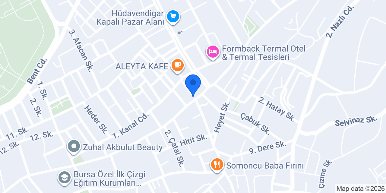 Hüdavendigar kasabı konumu