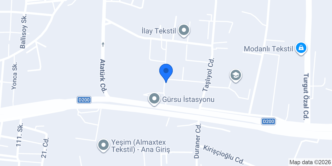 Tne Tekstil konumu