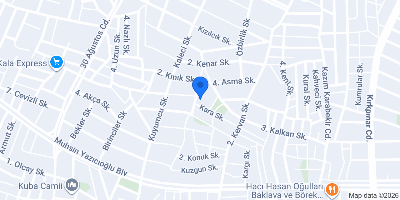Gisam Tekstil konumu
