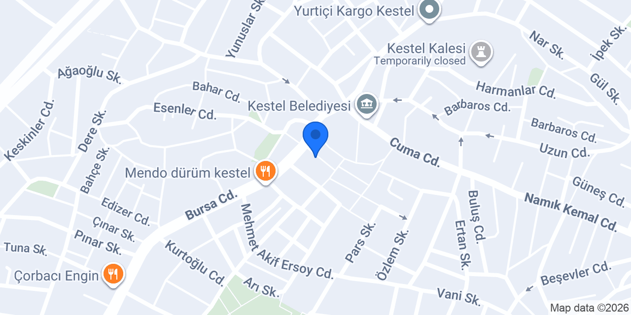 DALLI GİYİM & TERZİ konumu